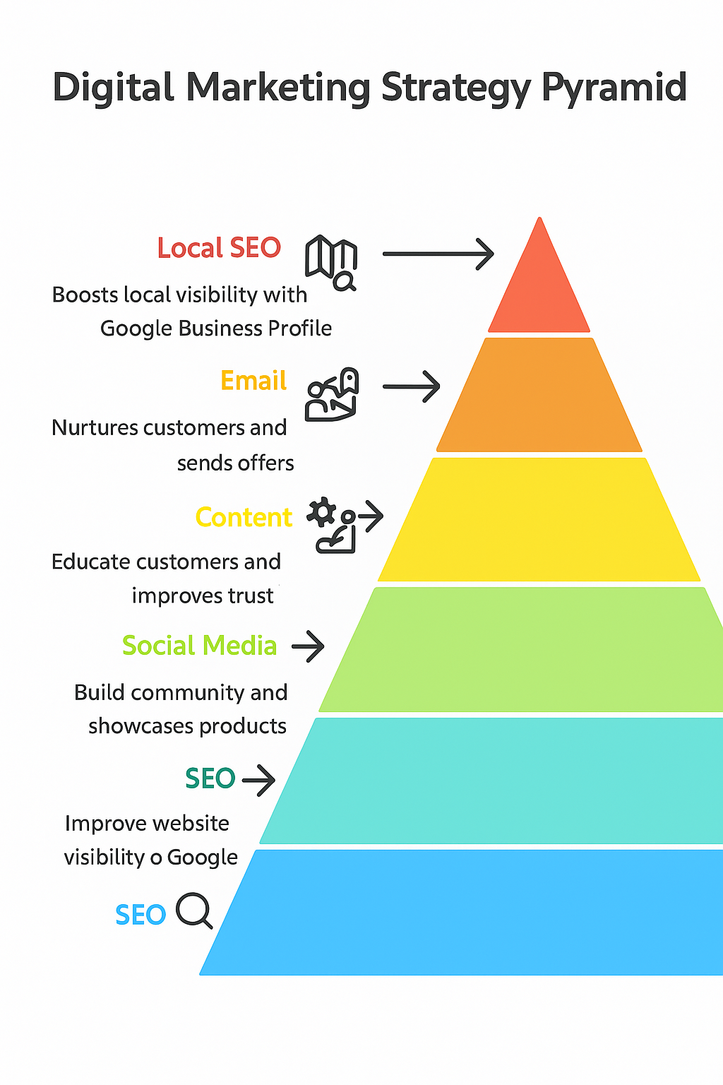 Digital Marketing Strategy Pyramid